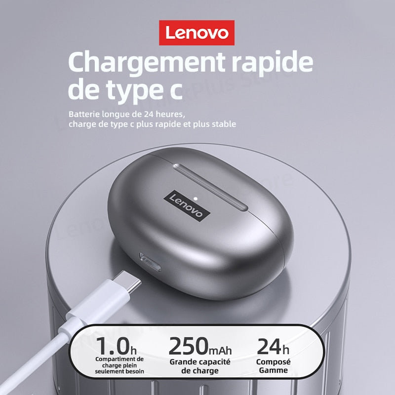 LENOVO Écouteurs Sans Fil Bluetooth LP5