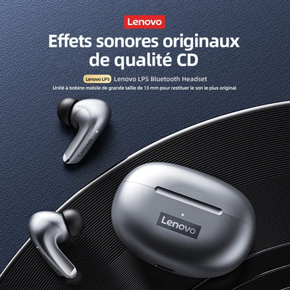 LENOVO Écouteurs Sans Fil Bluetooth LP5